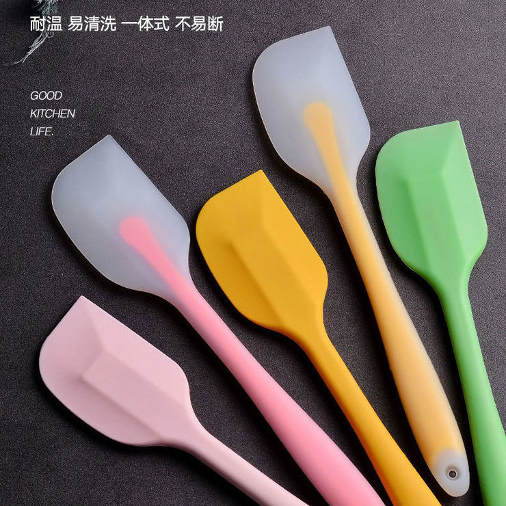 硅胶刮刀一体式食品耐高温软刮刀