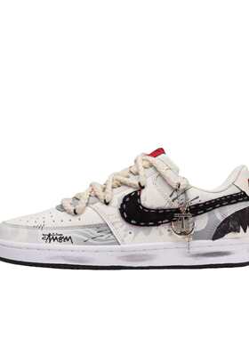 【定制球鞋】 Nike Court Vision 1 板鞋 海盗风暴 DM1187-101