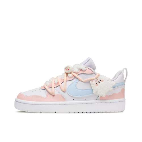 【定制球鞋】Nike Court Borough 2  板鞋 绒绒小羊 BQ5448-100