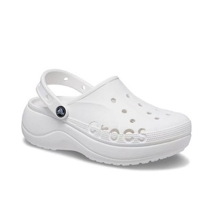 Crocs Baya Platform Clog 贝雅云彩 包头 厚底 女款/白色