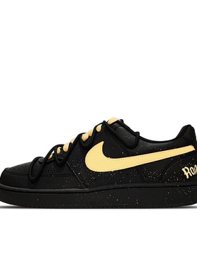 【定制球鞋】Nike Court Vision Low 金色黎明 黑色  DH2987-002