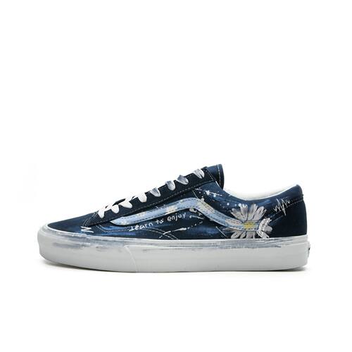 【定制球鞋】Vans/范斯 藏蓝 Active  旧绘雏菊VN0A3DZ3RFL