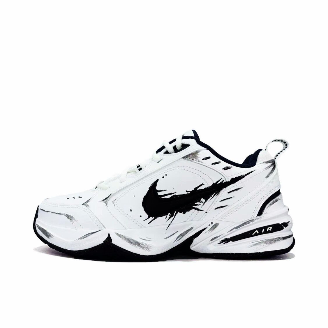 【定制球鞋】 Nike Air Monarch 4 运动休闲鞋 黑曜石415445-102