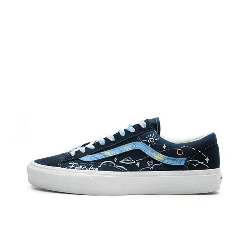 【定制球鞋】Vans/范斯 藏蓝 Active  云间奇旅VN0A3DZ3RFL