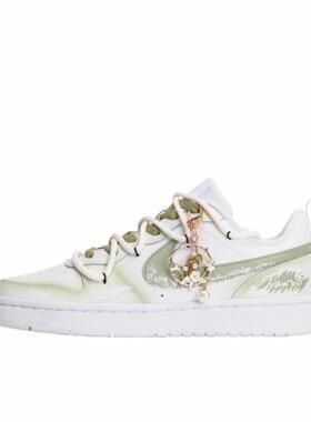 【定制球鞋】Nike Court Borough 绿野仙踪1.0  BQ5448-100