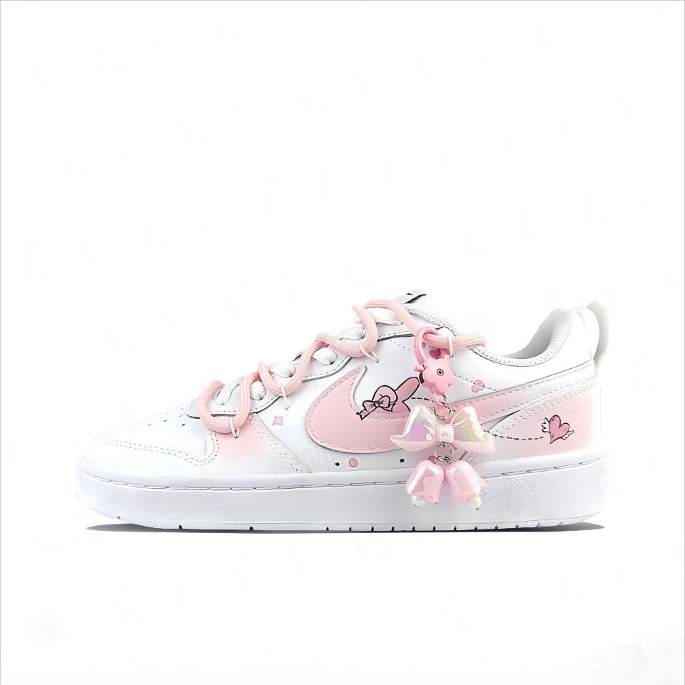 【定制球鞋】Nike Court Borough 蝴蝶结小兔 BQ5448-100