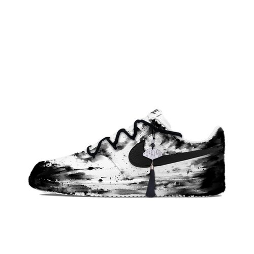 【定制球鞋】Nike Court Vision 羽扇墨染 泼墨 黑色 DH2987-101