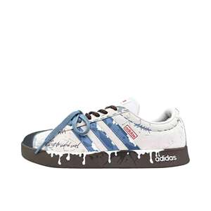 【定制球鞋】Adidas neo VL Court 2.0  板鞋  富士山下 HQ1802