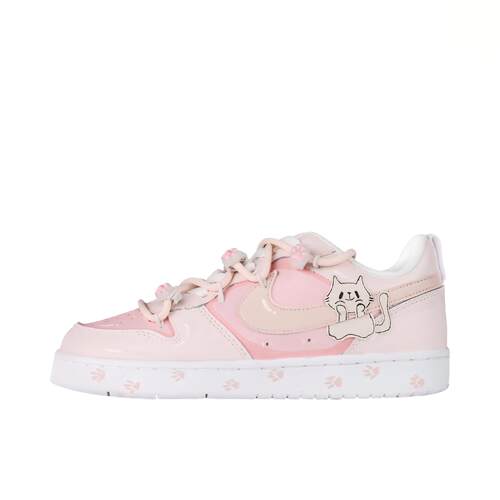 【定制球鞋】Nike Court Borough 可爱小猫咪 BQ5448-100