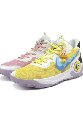 【定制球鞋】Nike KD Trey 5 IX 海绵宝宝 黄粉鸳鸯 DJ6922-100