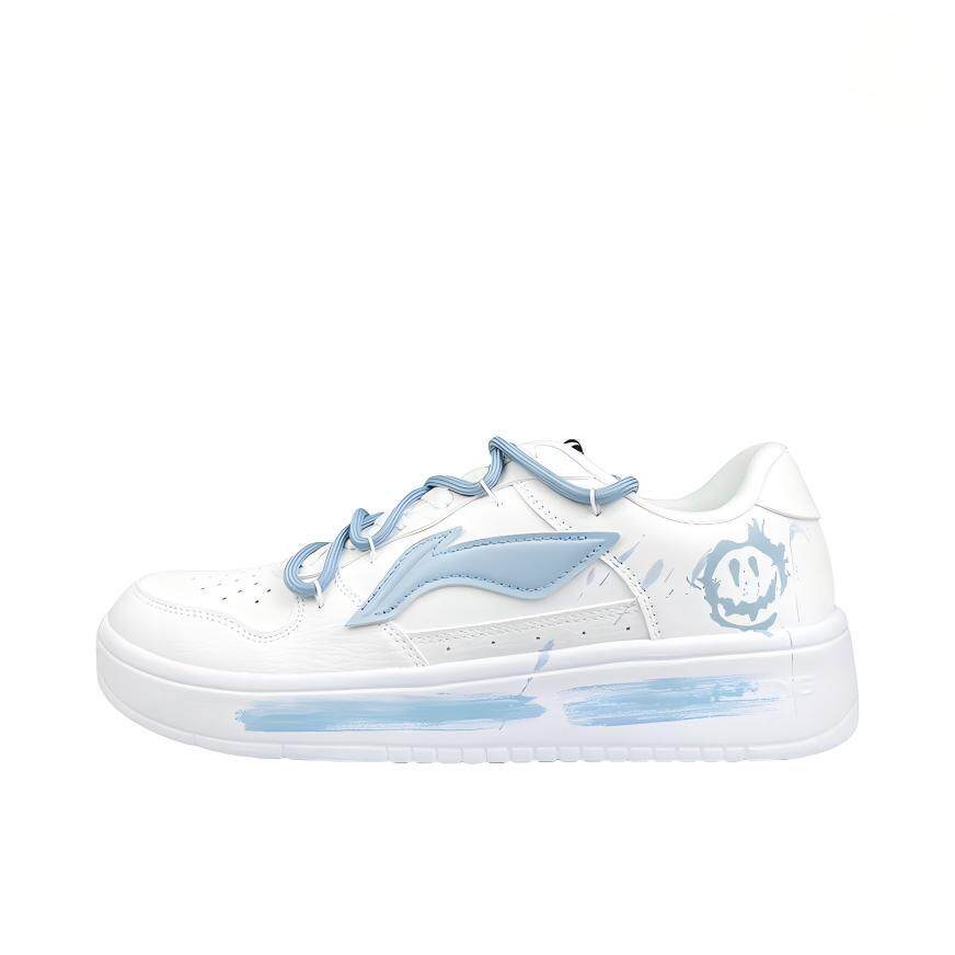 【定制球鞋】Li Ning/ 李宁 浮舟  板鞋  强颜欢笑 AGCS419