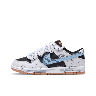 【定制球鞋】Nike Dunk 荆棘丛林 荆棘灌木 灰黑蓝  DV0831-004