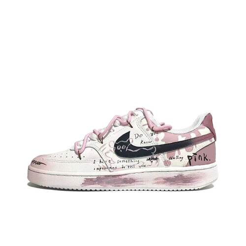 【定制球鞋】Nike Court Vision 1 爱恋修狗 线条小狗 CD5434-100