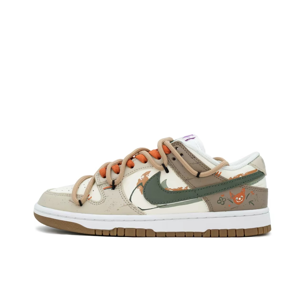 【定制球鞋】Nike Dunk 狐狸的夏天 潮流涂鸦 米棕 FD9922-151