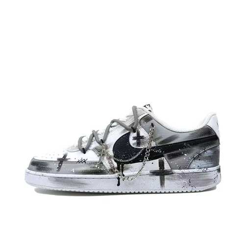 【定制球鞋】 Nike Court Vision 1 板鞋  镜渊墨凌DH2987-101