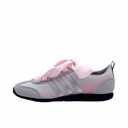 【定制球鞋 】 adidas VS JOG 2.0 运动休闲鞋 粉锻星轨JR4653
