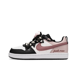 【定制球鞋】Nike Court Borough FZBB 主题 黑粉公主 BQ5448-115