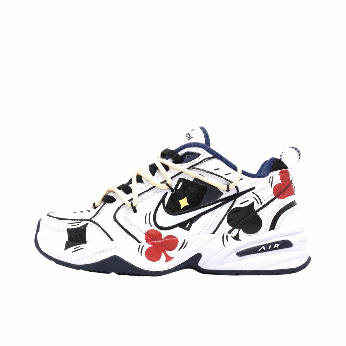 【定制球鞋】Nike Air Monarch4运动休闲鞋 疯狂扑克牌415445-102