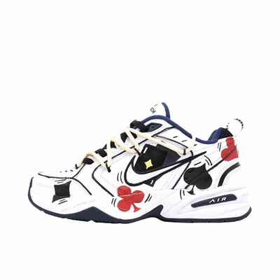 【定制球鞋】Nike Air Monarch4运动休闲鞋 疯狂扑克牌415445-102