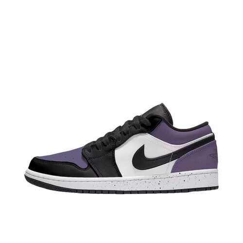 【定制球鞋】Air Jordan 1  板鞋 脚趾/黑色/紫色 553558-165