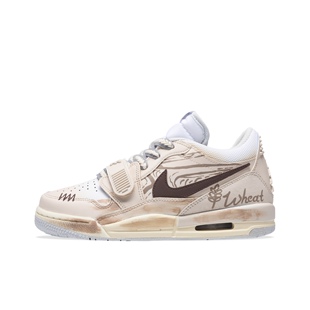【定制球鞋】Jordan Legacy 风吹麦浪 高街 涂鸦 米黄 HJ9199-111