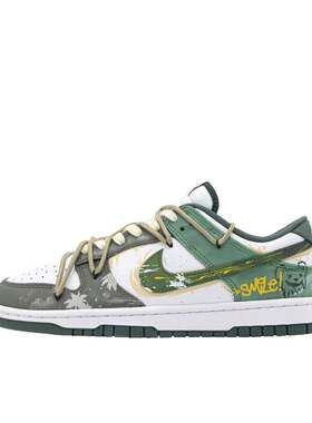 【定制球鞋】 Nike Dunk 板鞋   椰子熊  DD1391-101