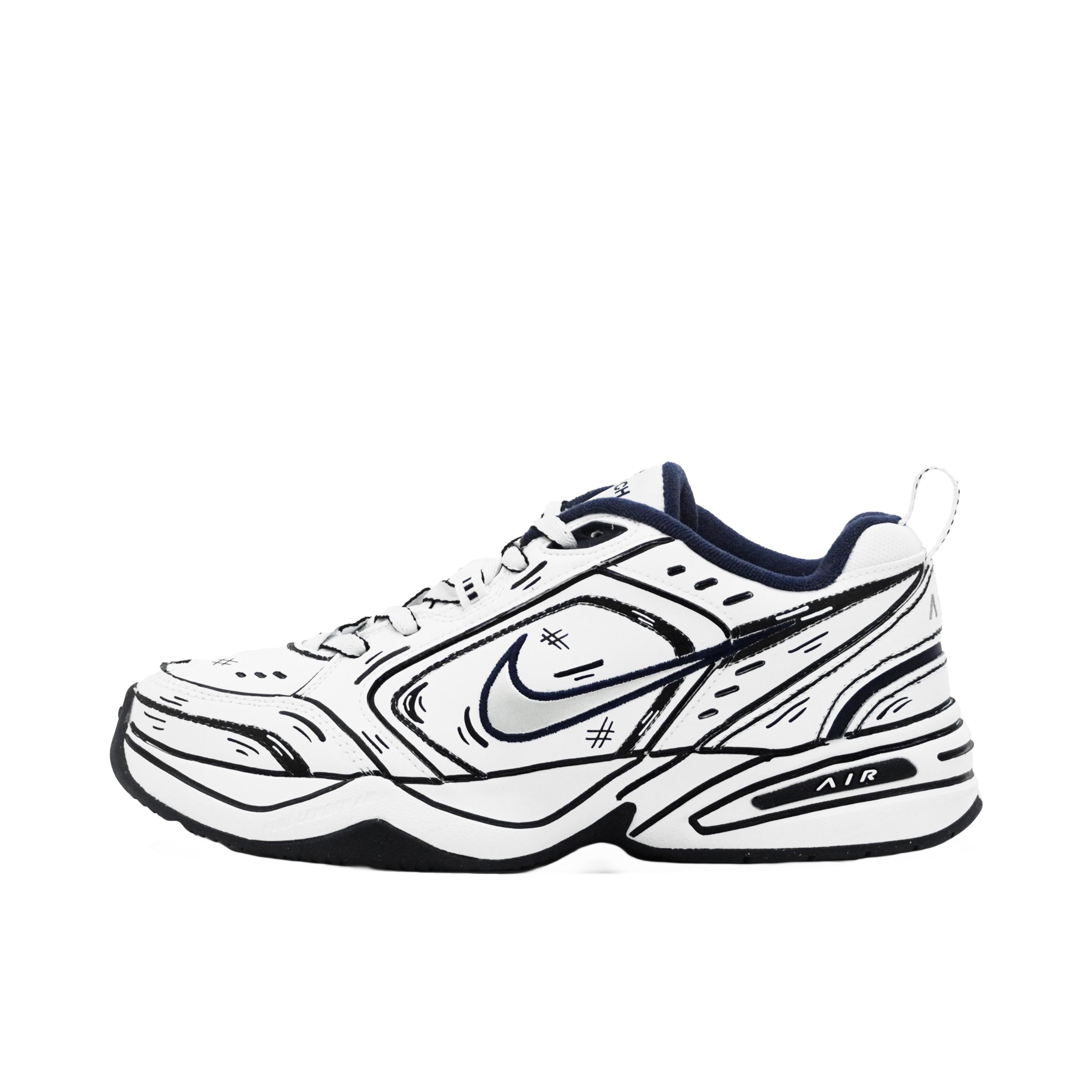 【定制球鞋】Nike Air Monarch IV   M2K二次元  415445-102