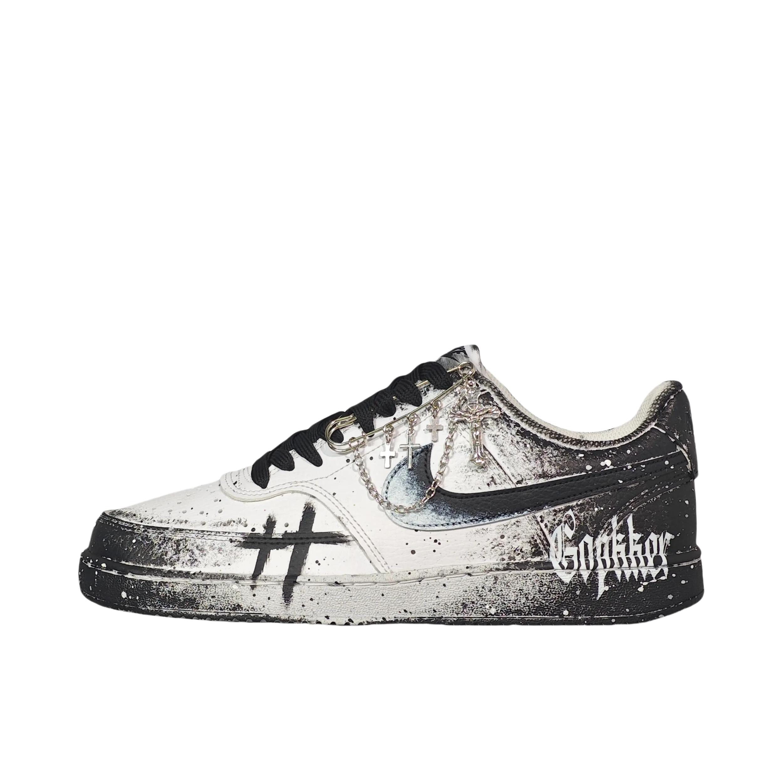 【定制球鞋】Nike Court Vision 1 幻影十字架 DH2987-101,运动鞋new,板鞋,淘宝优惠券,粉丝福利购,淘宝优惠卷