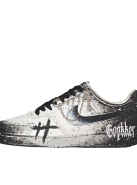 【定制球鞋】Nike Court Vision 1 幻影十字架 DH2987-101