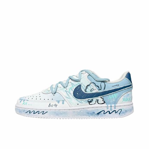 【定制球鞋】 Nike Court Vision 1 板鞋   心动小熊  CD5463-101