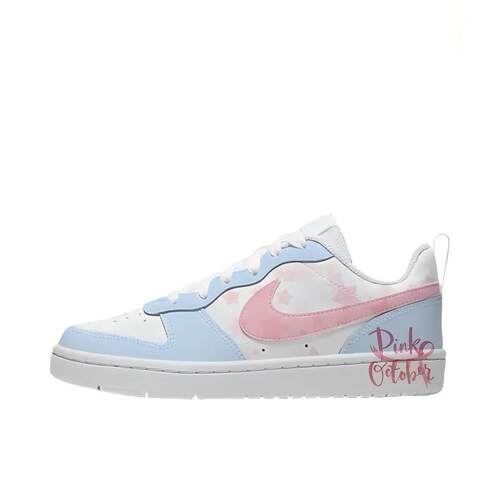 【定制球鞋】Nike Court Borough 粉色星海 BQ5448-100