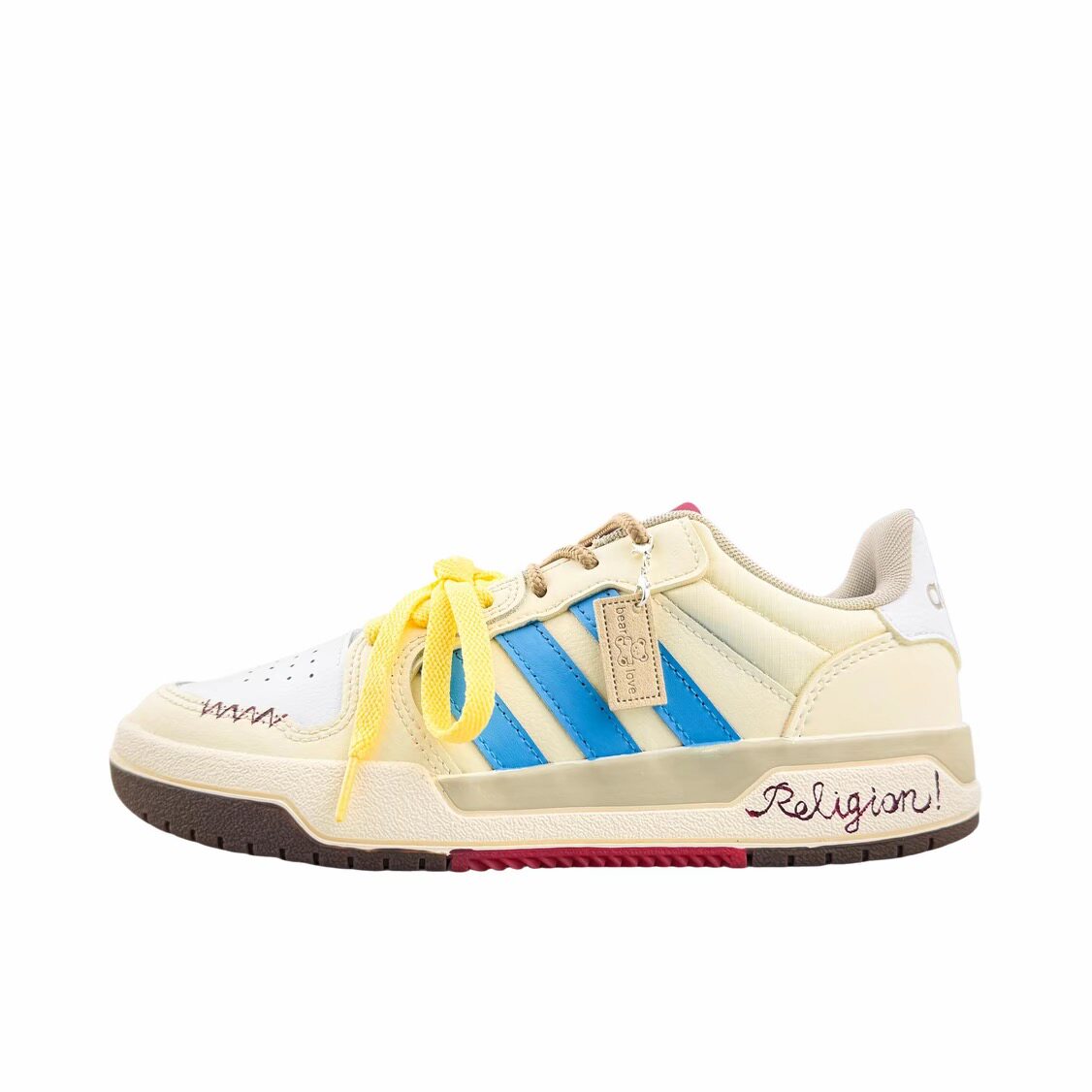 【定制球鞋】adidas neo Entrap 板鞋 黄油奶熊 FW3462