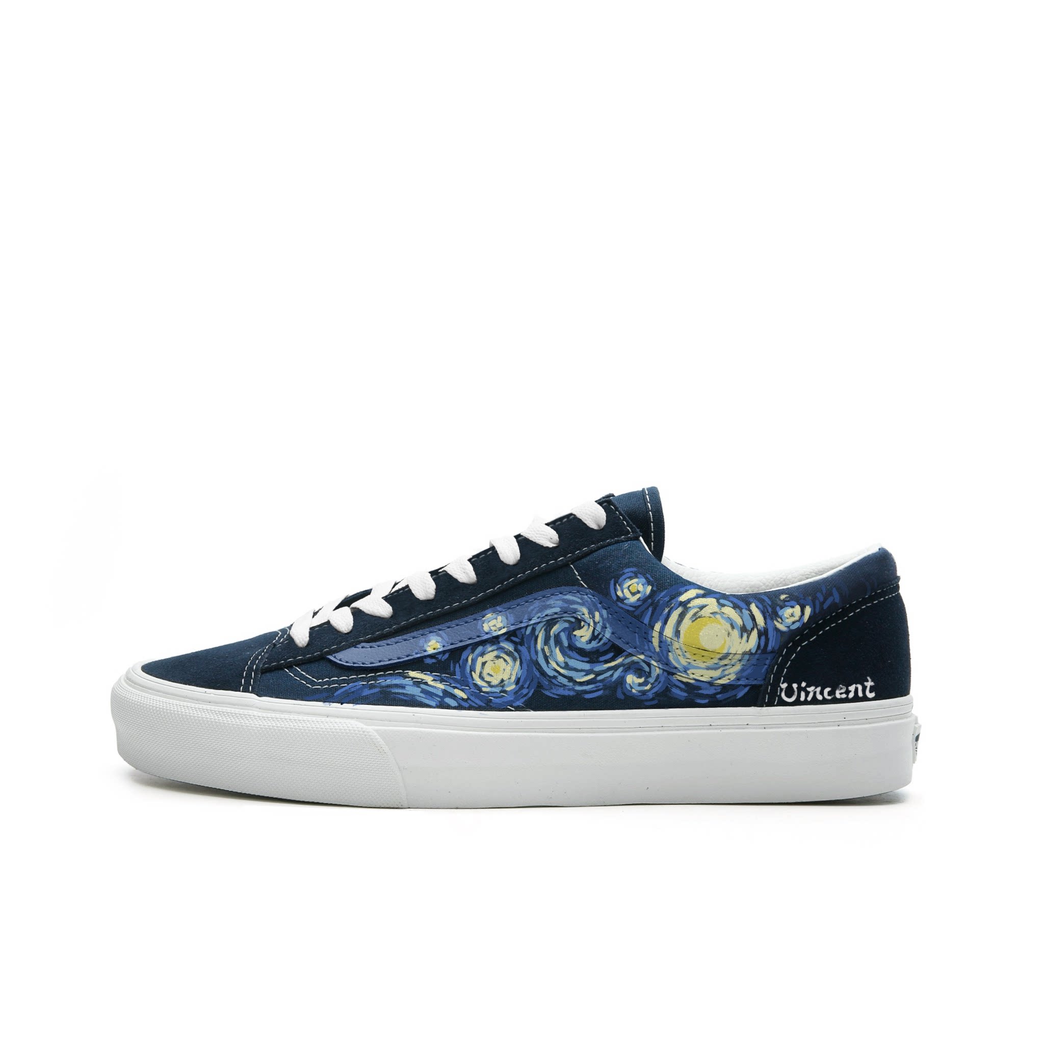 VansStyle36低帮手绘帆布鞋