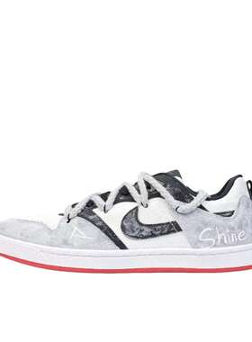 【定制球鞋】 Nike ** Alleyoop 板鞋 银翼  CJ0883-102