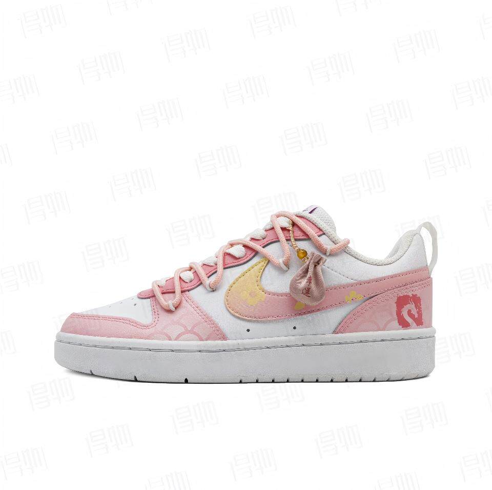 【定制球鞋】Nike Court  粉色马卡龙  BQ5448-100