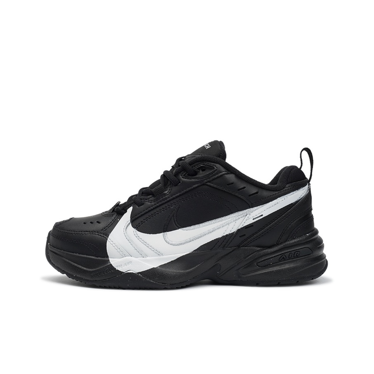 【定制球鞋】Nike Air Monarch 4 白勾武士 百搭 黑白 415445-001