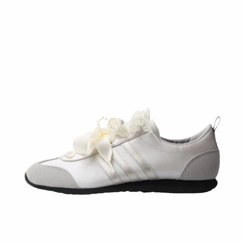 【定制球鞋 】 adidas VS JOG 2.0 运动休闲鞋 奶栗星少女 JR4653