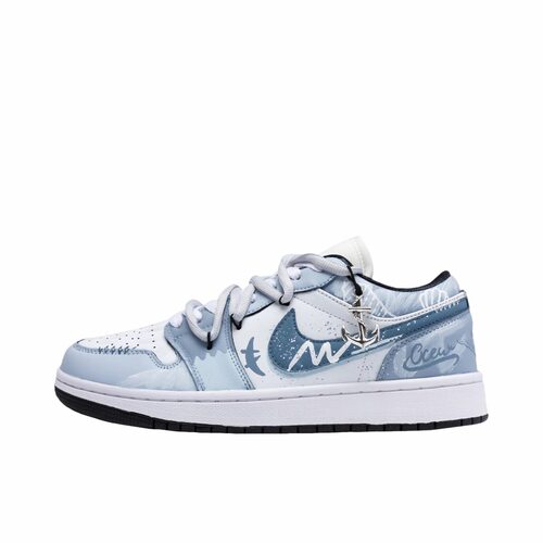 【定制球鞋】Nike Court Vision 板鞋  蓝海之梦 553558-131