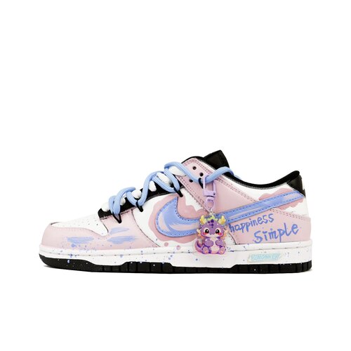 【定制球鞋】Nike Dunk缤纷幻梦 潮流复古 缤纷粉 DH9765-104