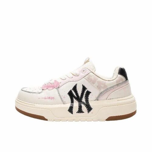 【定制球鞋】MLB Chunky Liner  板鞋 花田少女 3ASXCA12N-50IVS