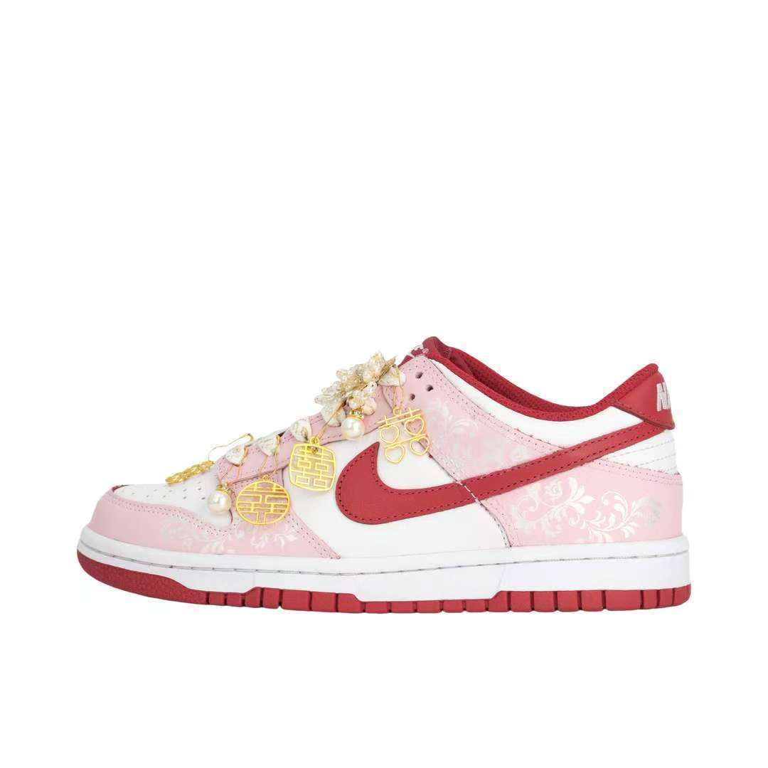【定制球鞋】 Nike Dunk 板鞋 金枝玉叶 DD1873-116