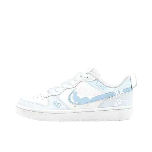 【定制球鞋】 Nike Court Borough 板鞋  蓝白KT