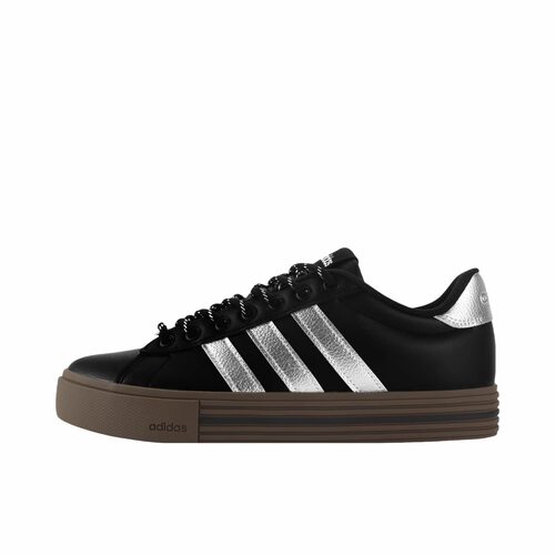 【定制球鞋】 adidas Daily 4.0 板鞋  黑/银 黑影漫曲JR0086