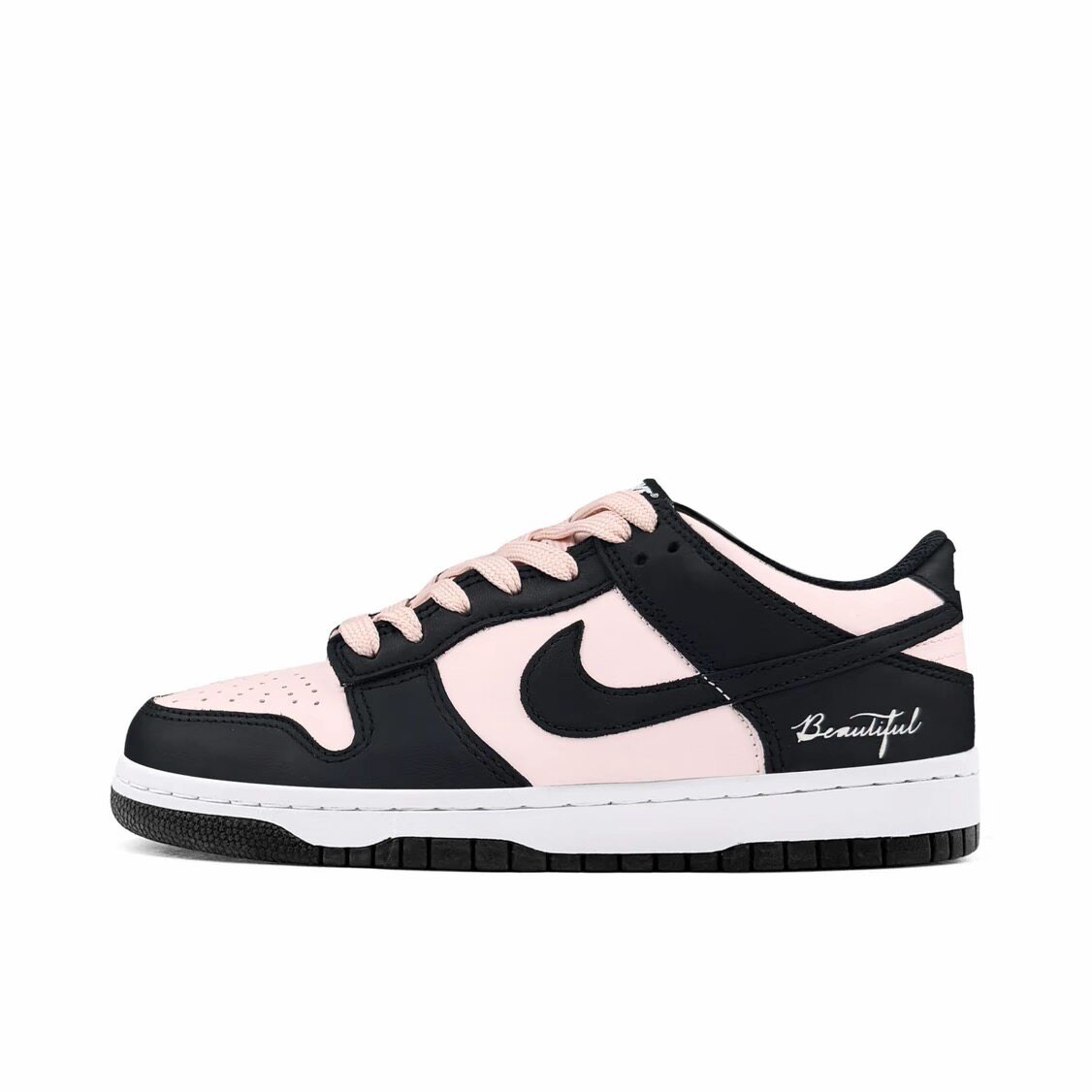 【定制球鞋】 Nike Dunk 板鞋 黑粉拿铁2.0 DD1391-100
