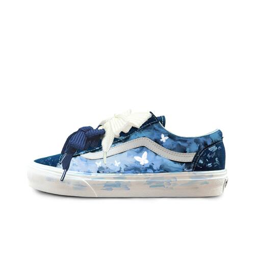 【定制球鞋】Vans/范斯 藏蓝 Active  蓝梦蝶语VN0A3DZ3RFL