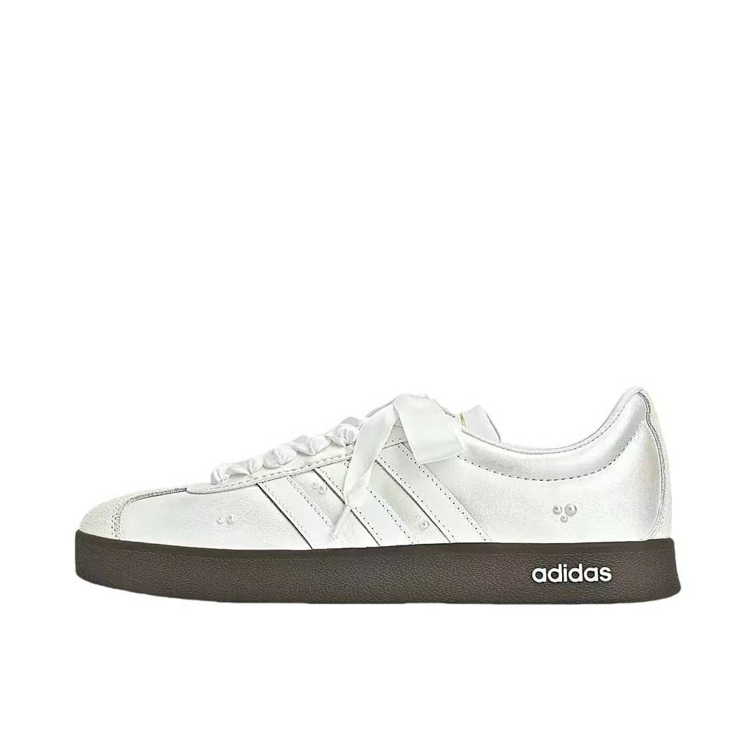 【定制球鞋】Adidas neo VL Court 2.0 板鞋 月光珠 JQ2470