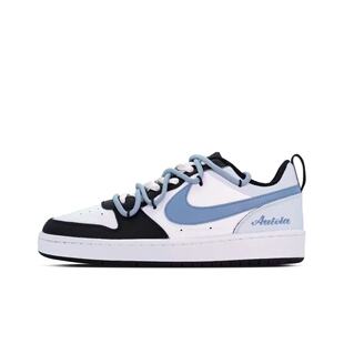 Court Borough BQ5448 定制球鞋 115 白蓝 Nike 叙夏挽梦 Low