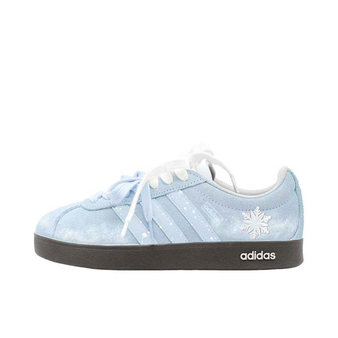 【定制球鞋】Adidas neo VL Court 2.0 板鞋 缤纷雪地 HQ1802