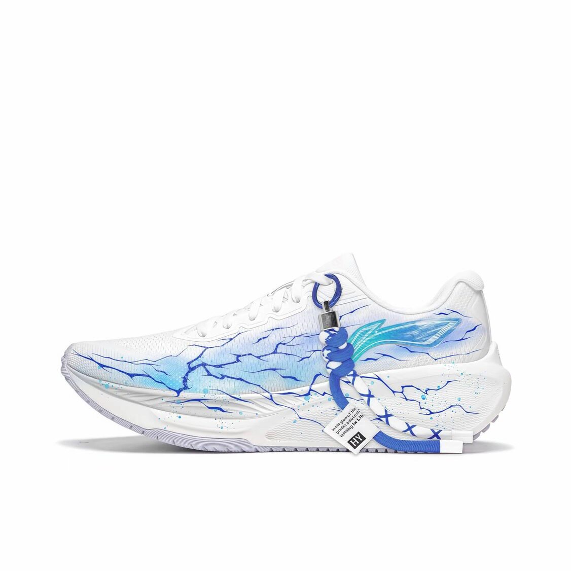 【定制跑鞋】 李宁 吾跃2.0 跑鞋   女款/蓝色闪电 ARSU010-3