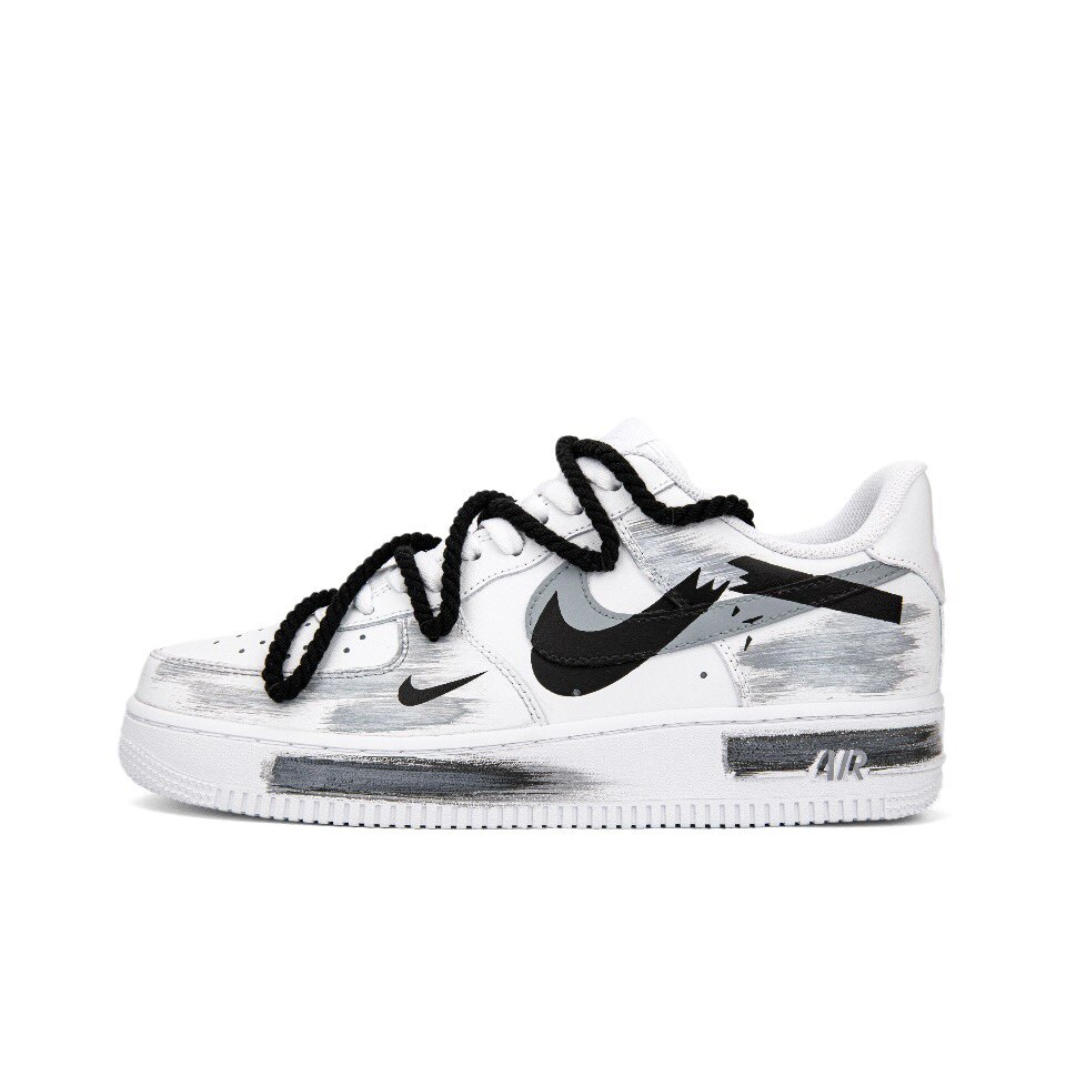 【定制球鞋】NIKE AIR FORCE 1 断裂时空 三钩阴影 CW2288-111